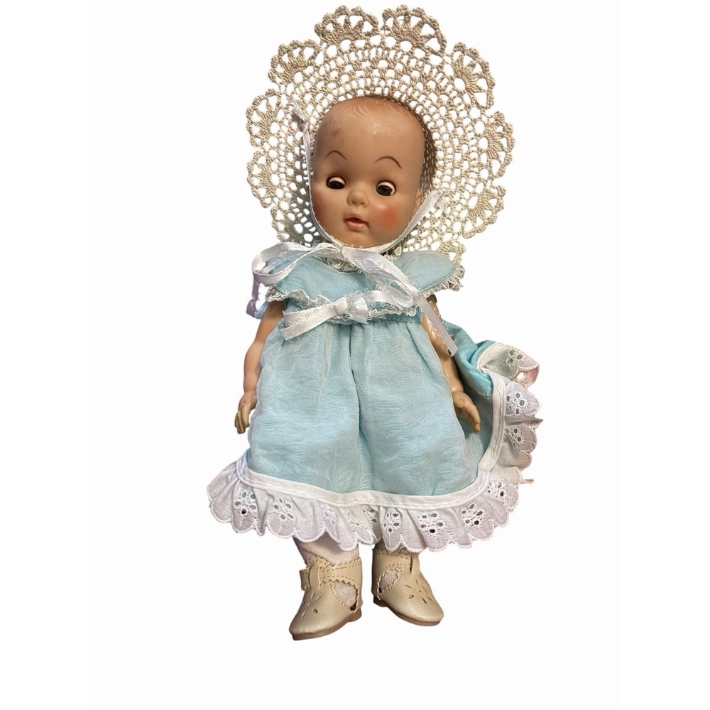 Vintage Baby Drink Wet‎ Horsman Doll Vinyl Hard Plastic Sleepy Eyes 10" Tall